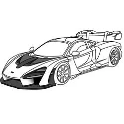 McLaren - Dibujos para colorear gratis