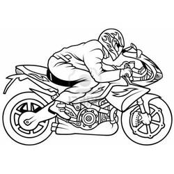 Motocicleta - Dibujos para colorear gratis