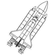 Nave Espacial - Dibujos para colorear gratis
