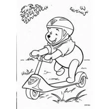 Patinete - Dibujos para colorear gratis