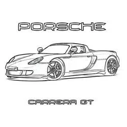 Porsche - Dibujos para colorear gratis