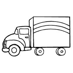 Semirremolque - Dibujos para colorear gratis