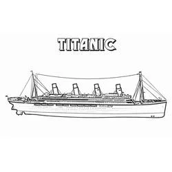 Titanic - Dibujos para colorear gratis