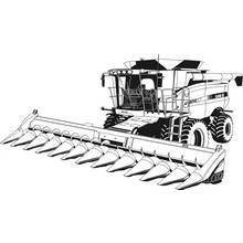 Tractor - Dibujos para colorear gratis