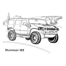 Vehículos 4x4 - Dibujos para colorear gratis