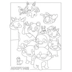 Adóptame - Dibujos para colorear gratis
