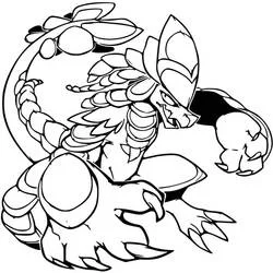Aegislash - Dibujos para colorear gratis