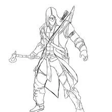 Assassin's Creed - Dibujos para colorear gratis
