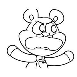 Bobby BearHug - Dibujos para colorear gratis