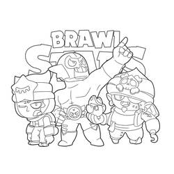 Brawl Stars - Dibujos para colorear gratis