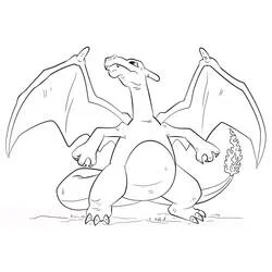 Charizard - Dibujos para colorear gratis