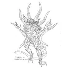 Diablo - Dibujos para colorear gratis