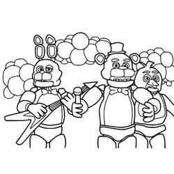 Five Nights at Freddy’s (FNAF) - Dibujos para colorear gratis