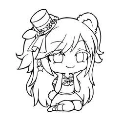 Gacha Life - Dibujos para colorear gratis
