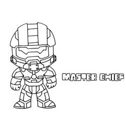 Halo - Dibujos para colorear gratis