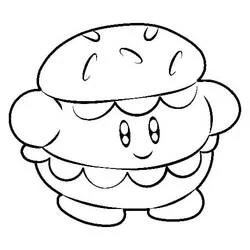 Kirby - Dibujos para colorear gratis