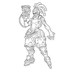 Overwatch - Dibujos para colorear gratis