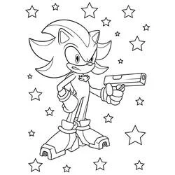 Sonic Shadow - Dibujos para colorear gratis