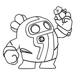 Spike Brawl Stars - Dibujos para colorear gratis