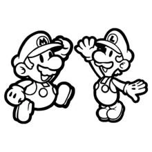 Super Mario Bros - Dibujos para colorear gratis