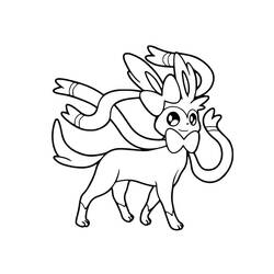 Sylveon - Dibujos para colorear gratis